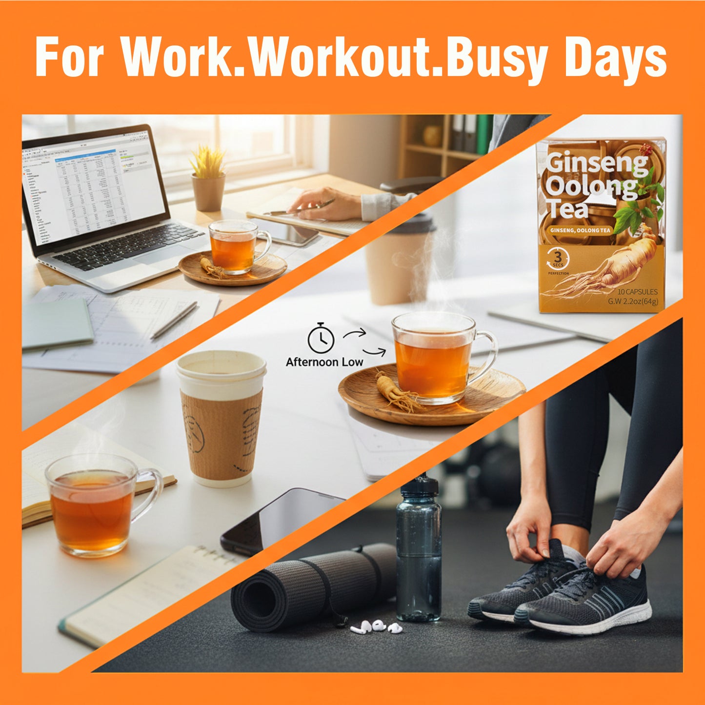 Saipin Ginseng Oolong Freeze-Dried Tea | Small Box (10 Capsules)