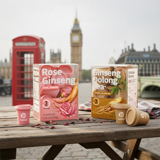 Saipin Tea Duo | Ginseng Oolong + Rose Ginseng | Small Box Set