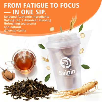 Saipin Ginseng Oolong Tea | 2× Large Boxes (40 Capsules Total)