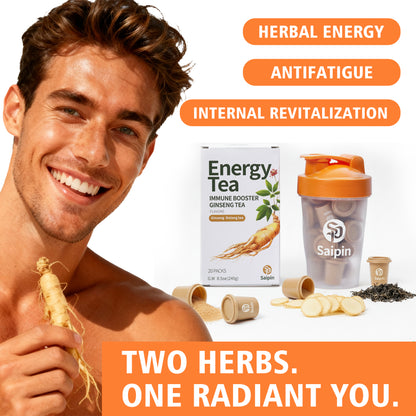 Saipin Ginseng Oolong Tea | 2× Large Boxes (40 Capsules Total)