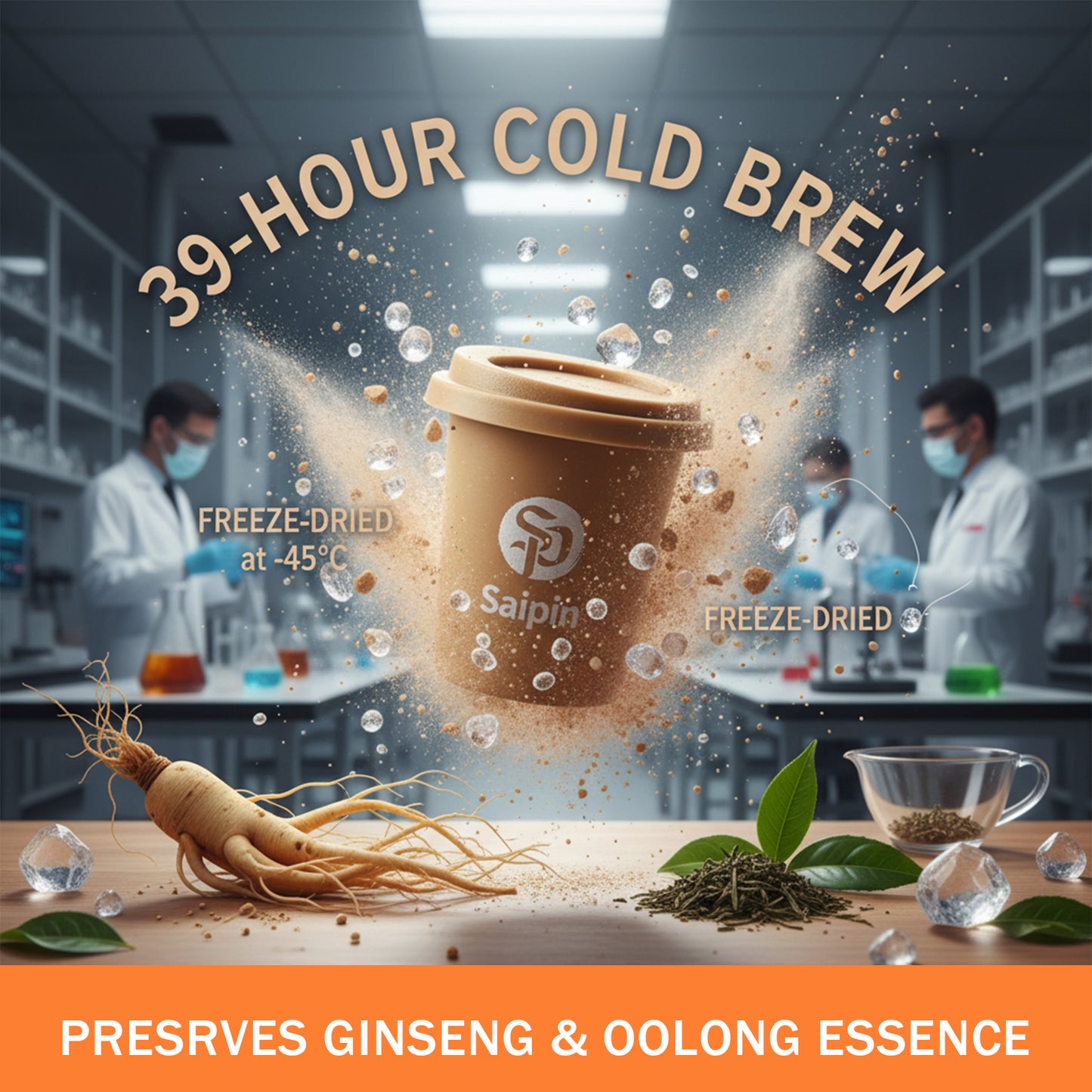 Saipin Ginseng Oolong Tea | 2× Large Boxes (40 Capsules Total)