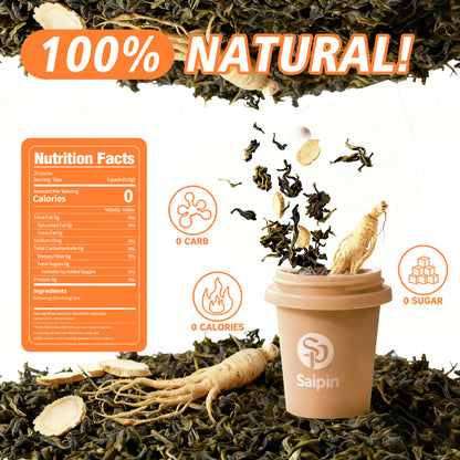 Saipin Ginseng Oolong Tea | 2× Large Boxes (40 Capsules Total)