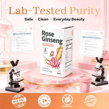 Saipin Rose American Ginseng Tea | 2× Large Boxes (40 Capsules)