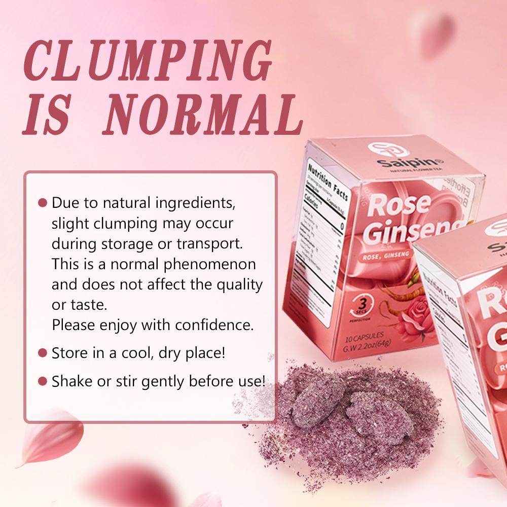 Saipin Rose American Ginseng Tea | 2× Small Boxes (20 Capsules)