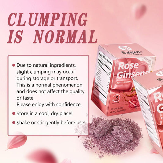 Saipin Rose American Ginseng Tea | 2× Small Boxes (20 Capsules)