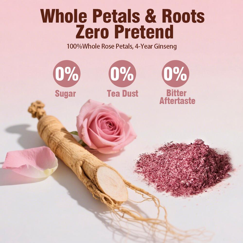 Saipin Rose American Ginseng Tea | Large Box (20 Capsules)