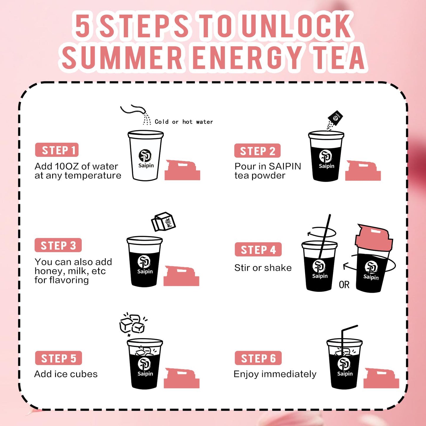 Saipin Rose American Ginseng Tea | 2× Small Boxes (20 Capsules)