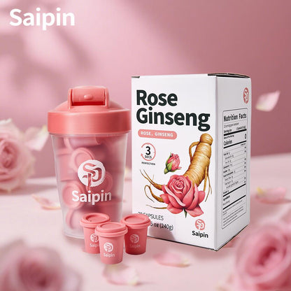 Saipin Rose American Ginseng Tea | Large Box (20 Capsules)