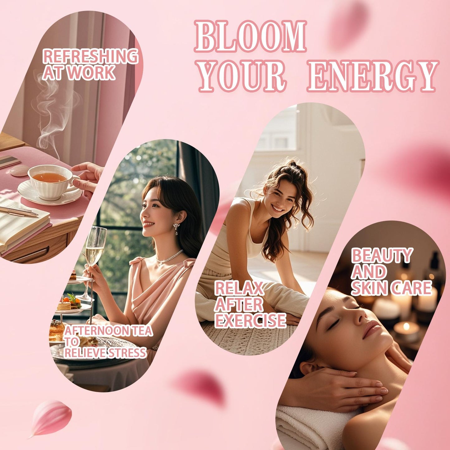 Saipin Rose American Ginseng Tea | 2× Small Boxes (20 Capsules)