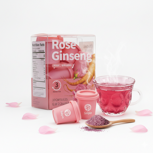Saipin Rose American Ginseng Tea | 2× Small Boxes (20 Capsules)