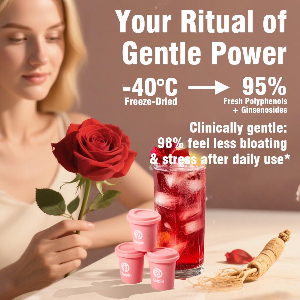 Saipin Rose American Ginseng Tea | Large Box (20 Capsules)